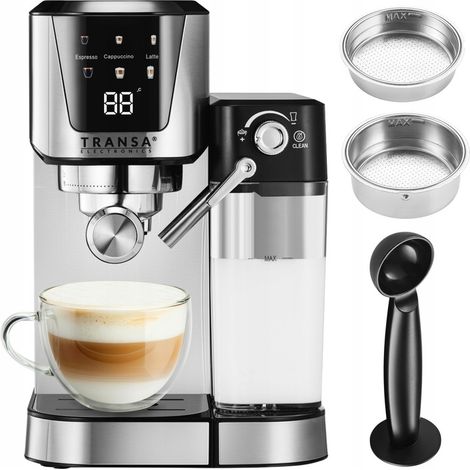 Machine à expresso à pression avec mousseur AUTOMAT LCD ULKA pompe 20 BAR
