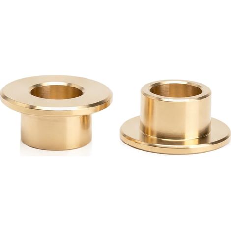 2 Pièces Bride Roulement Manchon 8x10x6 mm,Laiton Douille Auto Lubrifiant Bagues,Bride Manchon Roulement Fritté pour Industriel Équipement Machines et Outils (1/5)
