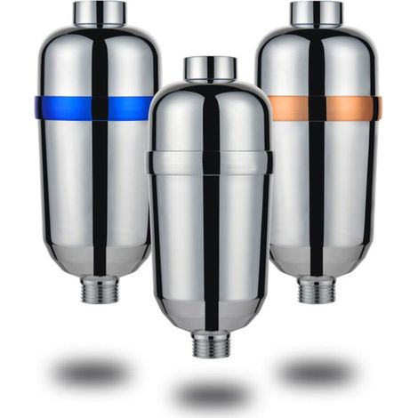Filtre de douche haute performance à 15 étapes, élimine le chlore, le fluorure, les métaux lourds, adoucit l'eau dure, cartouches filtrantes pour pommeau de douche à main, installation facile (1/5)