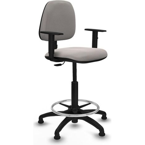 Piqueras y Crespo B1D01RT Silla de oficina blanca moderna (1/3)
