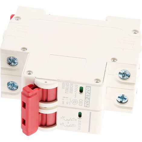 Miniatur-Leistungsschalter 2P 63A 500V DZ47-63Z-2P – Elektrischer Schutz und Sicherheit (1/5)