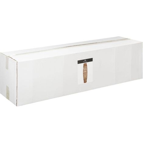 Les Tendances – Lampadaire trépied en métal et papier tressé – Hauteur 118 cm – Design bohème pour intérieur chaleureux – Douille E27