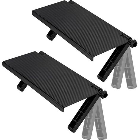 KZQ TV-Ablage, verstellbare Wandhalterung, Monitorständer für Desktop-Computer, stabiles Ablageregal für Plattform, Spielekonsole, Router (1/4)