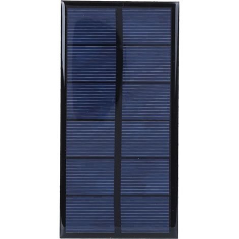 Jeffergarden Panneau de cellules solaires en silicium cristallin Portable 1W 3V, extérieur, pour alimentation de chargeur électrique DIY (1/5)