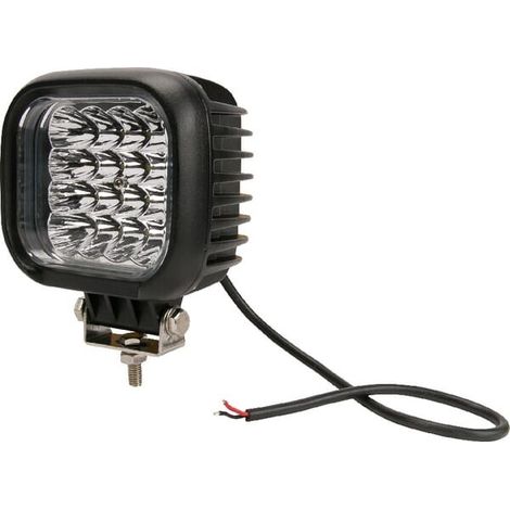 Luz de trabajo LED 48 W 4000 lm cuadrado 10-30 V 123 x 81 x 123 mm haz concentrado UNIVERSAL 48W LA10056 (1/5)