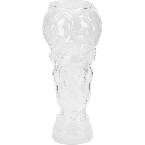 Verre à bière trophée de football pour congélateur 600 ml, transparent, grand verre à bière pour les fans de sport, les hommes, les soirées, les bars et les clubs (1/5)