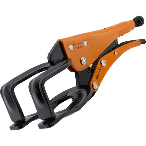 Pince GRIP-ON en acier, 290 mm, mâchoires en U pour le soudage et l'assemblage de véhicules