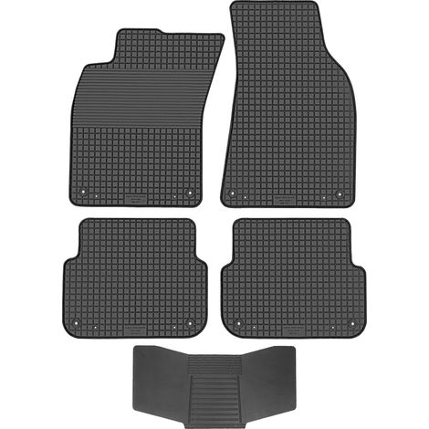 Tappetini DOMA 214058 + copertura 251992 - Audi A6 C6 2004-2006 MONTATO SUL BLOCCO STERZO anteriore e posteriore
