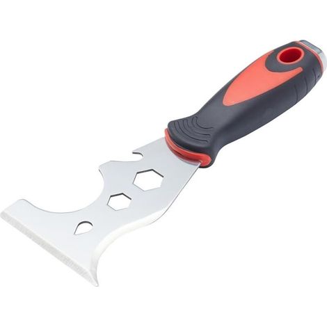 Grattoir multifonction, décapant de peinture, décapant et grattoir à papier peint, outil professionnel pour peintres et décorateurs pour un retrait rapide de la peinture et du (1/3)
