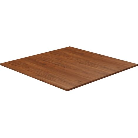 Dessus de table carré Marron foncé90x90x1,5 Bois chêne traité (1/4)