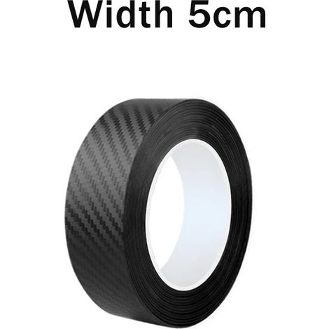 (3 m,5 cm) Bande adhésive de protection en fibre de carbone nano pour voiture,à coller soi-même,pour seuils de porte,rétroviseurs latéraux,anti-rayures et imperméable (1/3)