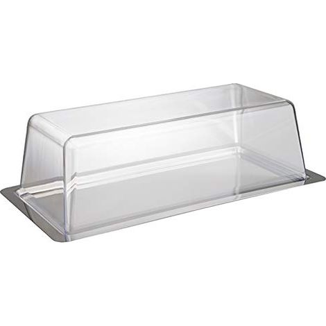 APS Vassoio di servizio cofano - piatto per torte reali premium Made in Germany - resistente, impilabile e in acciaio inossidabile, non lavabile in lavastoviglie (1/4)