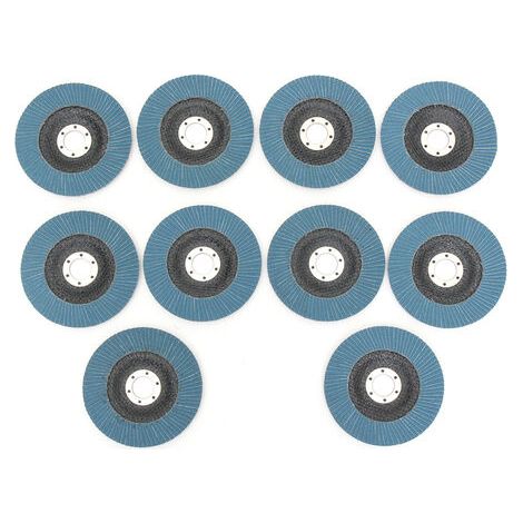 Lot de 10 Disque à lamelle Dia.125 mm grain 80 (1/5)