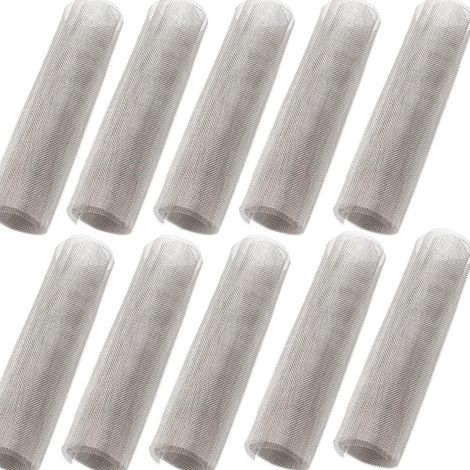 10er-Pack Edelstahl-304-Siebgewebe, hitzebeständiges Metallgewebe, Filtergitter für Haushalt, Garten und Küche (1/5)