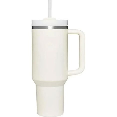 Isolierte Wasserflasche – STANLEY – Quencher H2.0 FlowState – 1,2 l – Recycelter Edelstahl – Cremefarben (1/5)