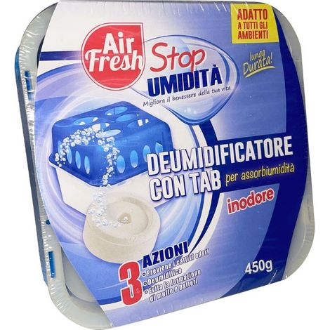 Deumidificatore con Tab Profumata AIRFRESH 450 g