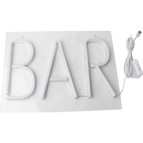 murale néon 3D USB décorative pour bar pub magasin club (1/2)