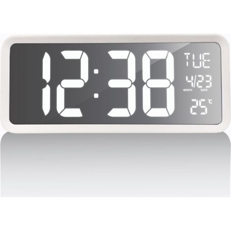 Wanduhr WS 8130 36,8 x 15,8 x 4 cm (B x H x T) Kunststoff wei (1/3)