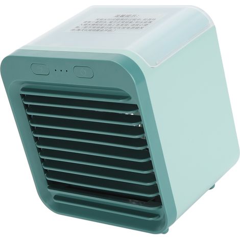 Ventilateur brumisateur transportable 5000mAh USB rechargeable climatiseur humidifiant 200ml silencieux brumisateur personnel vert lac (1/5)
