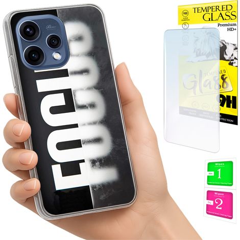 Custodia per Oppo Reno 15 5G, cover fotografica, cover posteriore + vetro 9H (1/5)