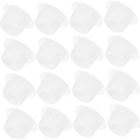Lot de 100 cache-vis en plastique couvercles trous ronds résistants (1/5)