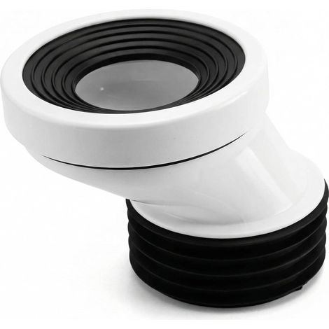 QWORK Offset Toilet Bowl Connector 50 mm Vertical Outlet (1/5)