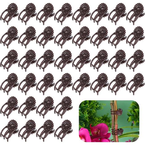 40 Stück Orchideen-Clips für Kletterpflanzen, Kletterpflanzen, Kletterpflanzen, Kletterpflanzen-Unterstützung
