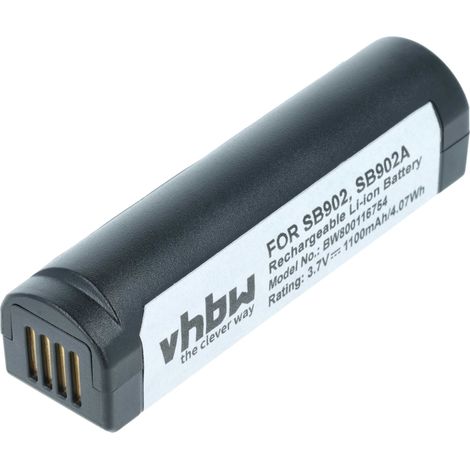 vhbw Akku kompatibel mit Shure GLX-D24R/B87A, GLX-D24R/SM58 Digitales Funksystem, Digitale Taschensender (1100mAh, 3,7V, Li-Ion)