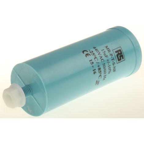 Condensateur à couche mince RS PRO 15µF 440V c.a. ±10% ( Prix pour 1 ) (1/2)