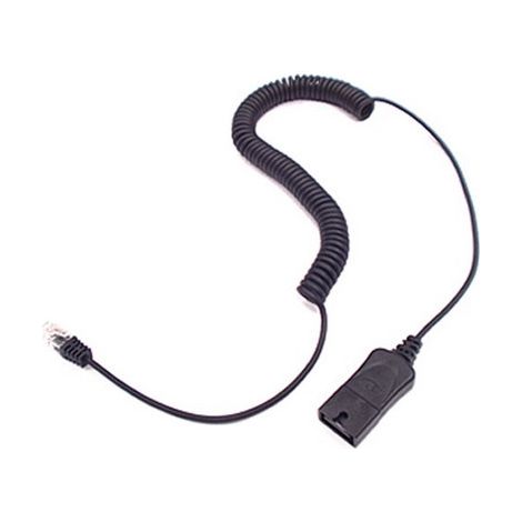 Câble léger Poly U10P 38232-01, 4 m, RJ11, noir, mâle/femelle, 38232-01