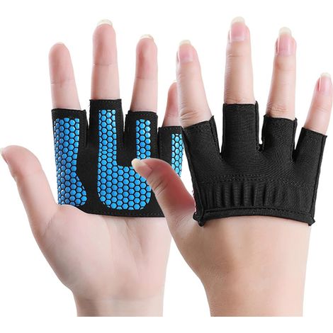 1 paire de gants de sport multifonctions dotés d'une couche antidérapante en silicone pour une adhérence et une stabilité accrues (taille S) (1/5)