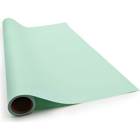 Blumenfolie – „Elegant“ Pastellgrün – Rolle 58 cm x 10 m