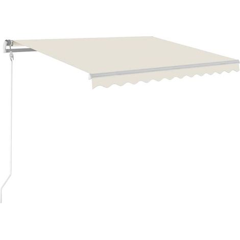 Store banne rétractable automatique, 300 x 250 cm, beige (1/5)