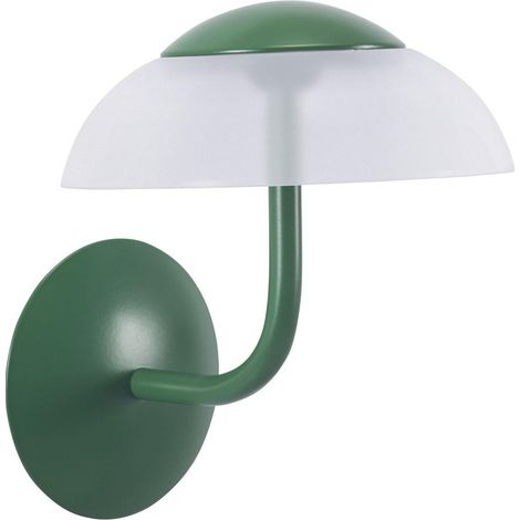 EcliptaII aplique exterior en color verde con led blanco cálido 3000K (1/4)