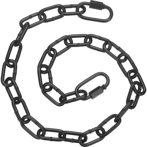 Chaîne De Porte 22 Pouces x 4mm Dia Chaîne Suspendue Noir (1/5)