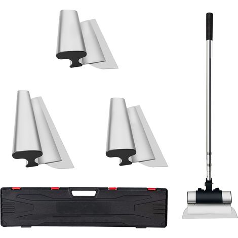 Mophorn Trockenbau-Spachtelklingen-Set, 10/16/24 Zoll, Kellenwerkzeuge mit ergonomischem Verlängerungsgriff, Spachtel-Kombination aus Edelstahl zum Glätten von Wänden und Decken