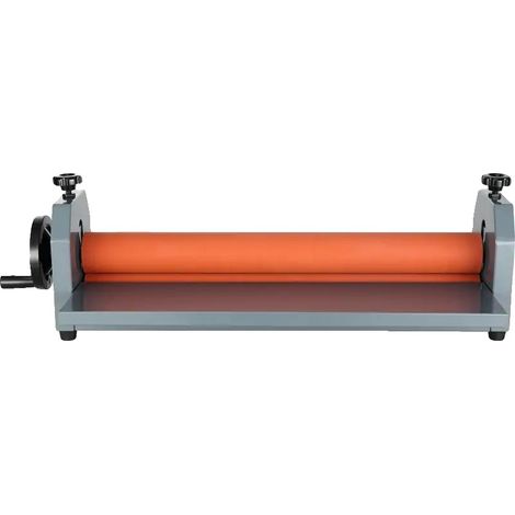 Máquina de enrollar manual, 750 mm de ancho, base de goma antideslizante, roja (1/2)