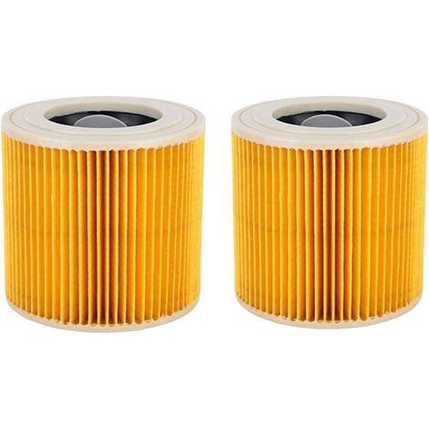 Filtro HEPA para uso en seco y húmedo para aspiradoras A2004, A2054, A2204, A2656, WD2.250, WD3.200, WD3, repuestos (color: 2 unidades). (1/5)