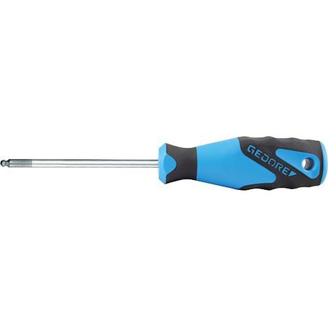 Gedore 2163 K 3 Clé coudée pour vis à 6 pans creux Taille (métrique): 3 mm Longueur de la lame: 100 mm (1/2)