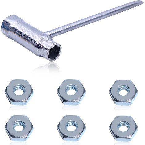 Grande Clé à douille avec 6 Noix, Pour 017 018 MS170 MS180 019 020 021 023 MS230 MS250 024 025 026 028 034 MS270 Tronçonneuse, 13 × 19mm Outils de réparation (1/5)