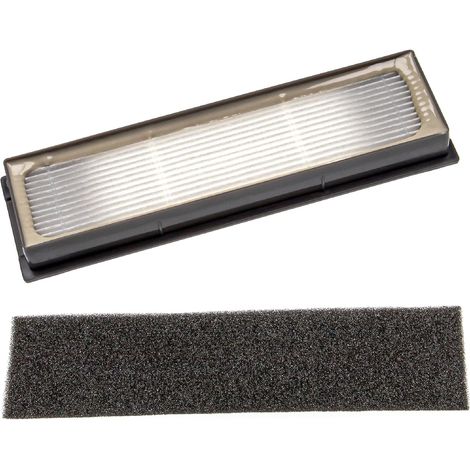 vhbw Set filtros compatible con Ecovacs Deebot Ozmo 920, 950 robot aspirador - 2x filtro repuesto (filtro Hepa, filtro de espuma)