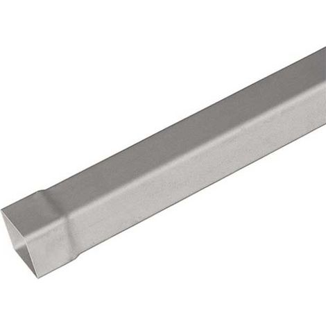 Tubo in pvc marrone/grigio quadro : Colore - Grigio, Diametro - 80x80 Quadro, Metri Lineari - 1 metro (1/2)