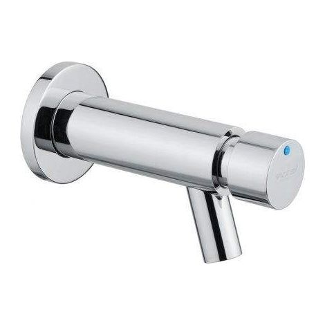 Grifo de lavabo mural temporizado serie MINIMAL con mando pulsador - Idral