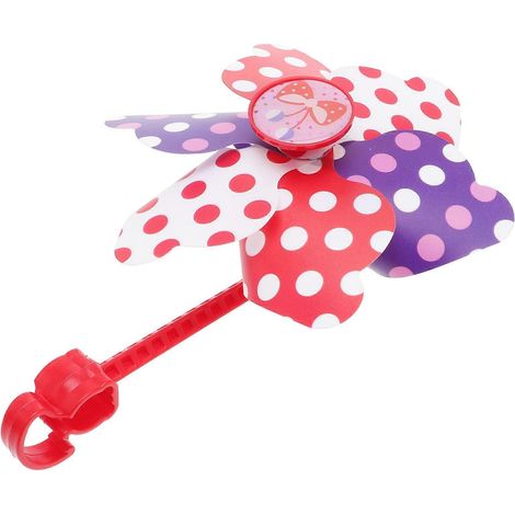 Ensemble de décorations de guidon de vélo pour enfants : fleurs et moulins à vent (4 ensembles) (1/5)