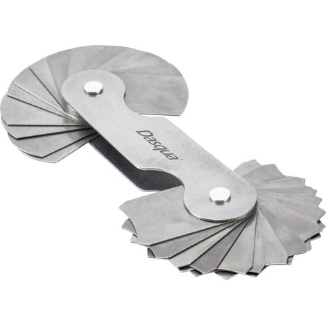 Dasqua 1351-0015 Jauge de filetage métrique 15.5 - 25 mm R680902 (1/5)