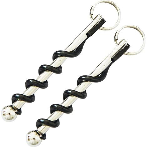 Tire-bouchon de sommelier portable multifonction avec anneau porte-clés pour bouteille de vin rouge[NX] (1/5)