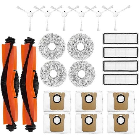 Pour Xiaomi aspirateur robot X10+ / X20+ / X20 Plus accessoires brosse principale et latérale serpillière sacs à (1/5)