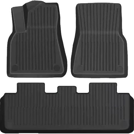 Bodenmatten, Allwetter-Schutz, langlebiges Gummi-Material, Bodenmatten 3PCS (1/2)