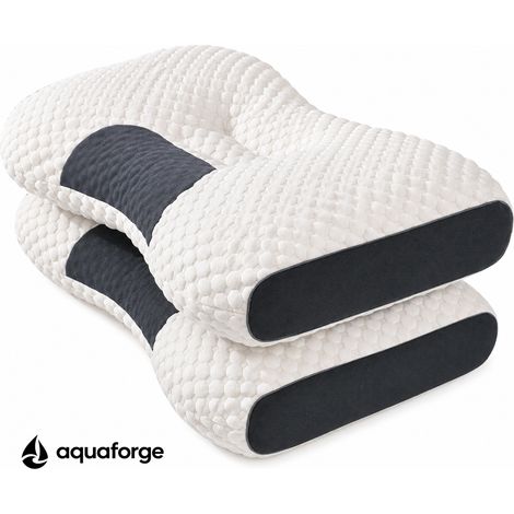 Almofada Cervical Ergonómica Algodão Respirável (1/2)
