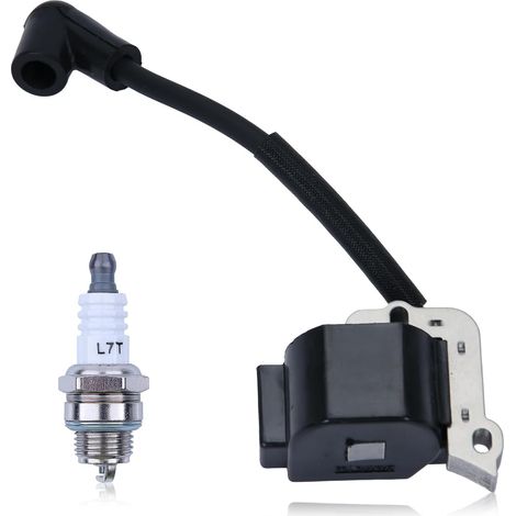 Zündspulen-Kit FS55 FS38 für Rasenmäher FS45 FS55R HS45 FS46 FC55 HL45 KM55, Zündspule mit Zündkerze, Ersatzteil 4140 400 1308 (1/5)